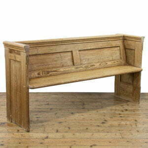 Antique Pine Church Pew