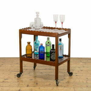 Vintage Mahogany Two Tier Trolley