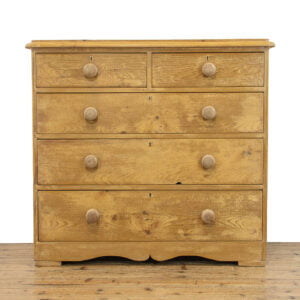 M-4642 Victorian Antique Pine Chest of Drawers Penderyn Antiques (1)