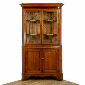 M-4655 Antique Oak Corner Cupboard Penderyn Antiques (1)