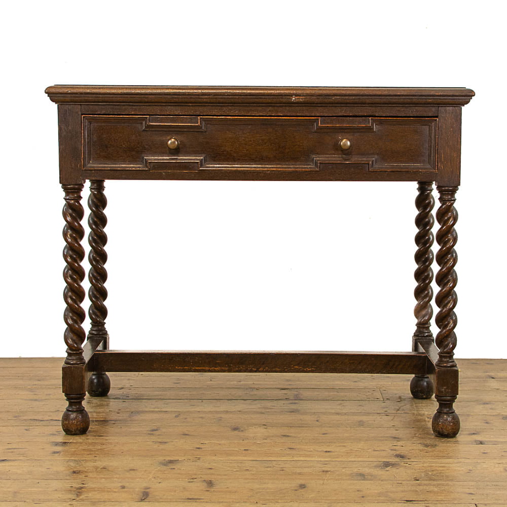 Jacobean Revival Antique Oak Side Table