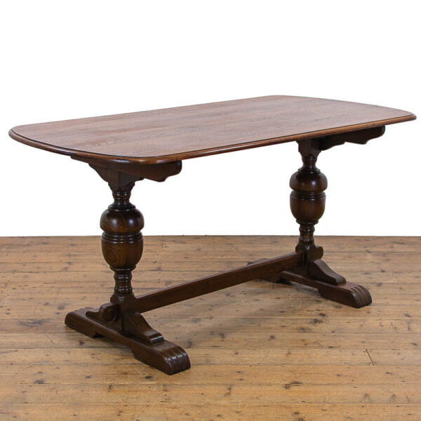M-4671 Oak Refectory Table Penderyn Antiques (1)