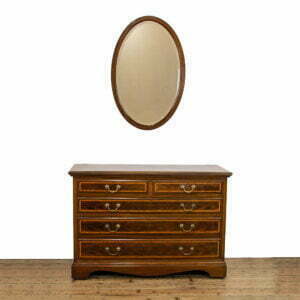 M-4684 Edwardian Inlaid Mahogany Chest of Drawers Penderyn Antiques (1)