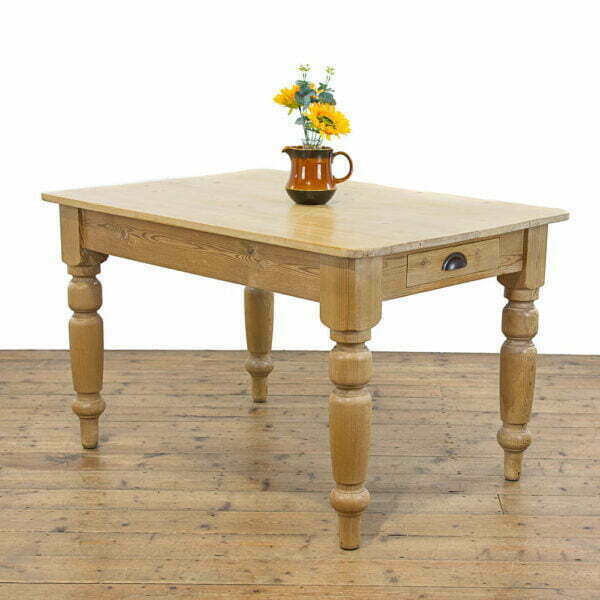 M-4695 Antique Pine Kitchen Table Penderyn Antiques (1)