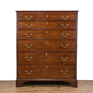 M-S10 18th Century Antique Mahogany Chest of Drawers Penderyn Antiques (1)