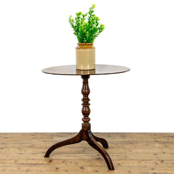 M-3563 Antique Mahogany Oval Side Table Penderyn Antiques