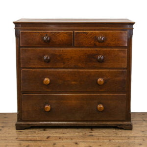 M-4718 Antique Oak Chest of Drawers Penderyn Antiques (1)