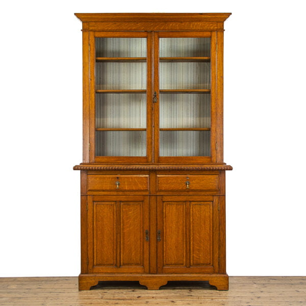 M-4728 Antique Honey Oak Glazed Dresser Penderyn Antiques (1)