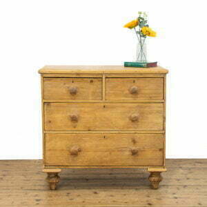 M-4733 Antique Stripped Pine Chest of Drawers Penderyn Antiques (1)
