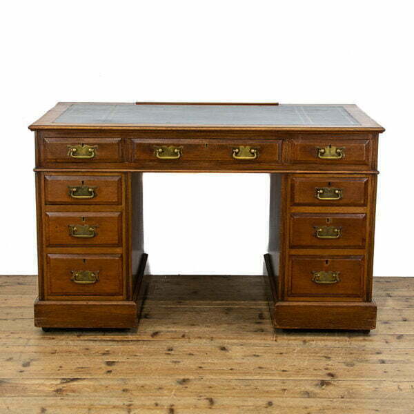 M-4745 Antique Mahogany Pedestal Desk Penderyn Antiques (1)