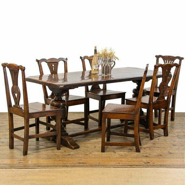 M-4770 Antique Oak Refectory Table Penderyn Antiques (1)