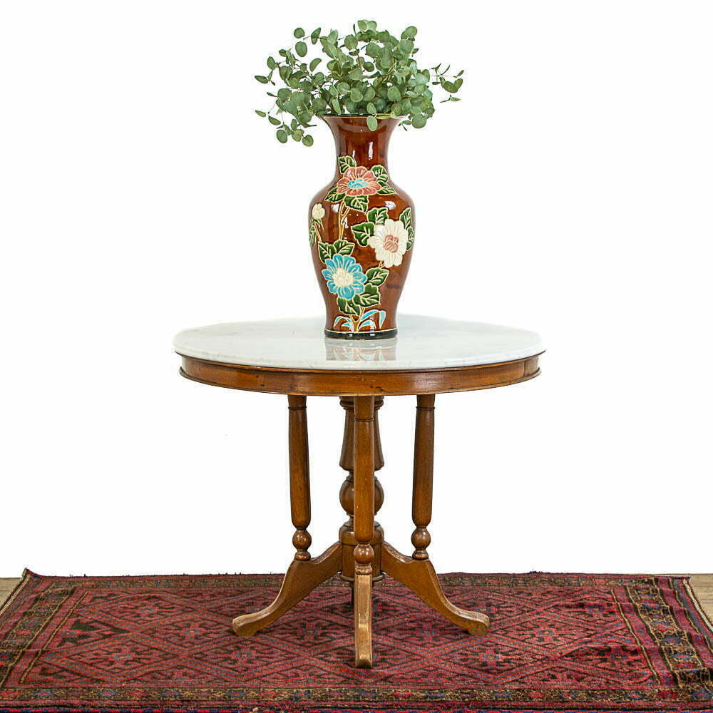 Antique Centre Table with Marble Top