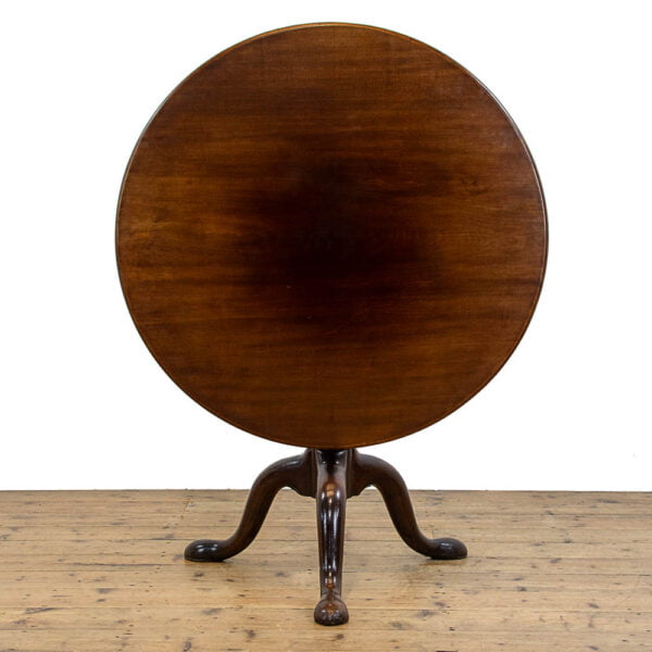 M-4798 Georgian Antique Mahogany Tilt Top Table Penderyn Antiques (6)