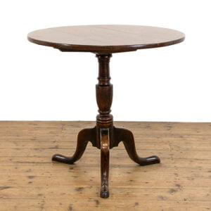 M-4799 Antique Oak Tilt Top Tripod Table Penderyn Antiques (5)