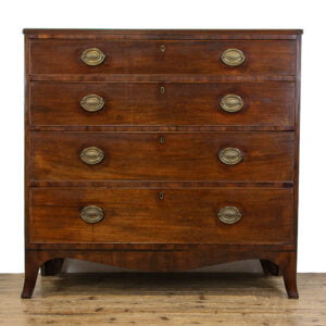 M-4811 Antique Mahogany Chest of Drawers Penderyn Antiques (1)