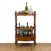 M-4815 Victorian Walnut Canterbury Whatnot Penderyn Antiques (1)