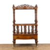 M-4815 Victorian Walnut Canterbury Whatnot Penderyn Antiques (2)
