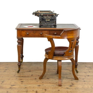 M-4817 Victorian Antique Mahogany Writing Table Penderyn Antiques