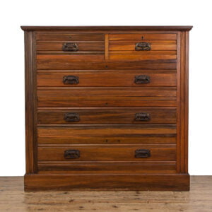 M-4821 Victorian Antique Walnut Chest of Drawers Penderyn Antiques (1)