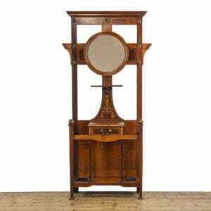 M-4826 Antique Mahogany Hall Stand Penderyn Antiques (1)