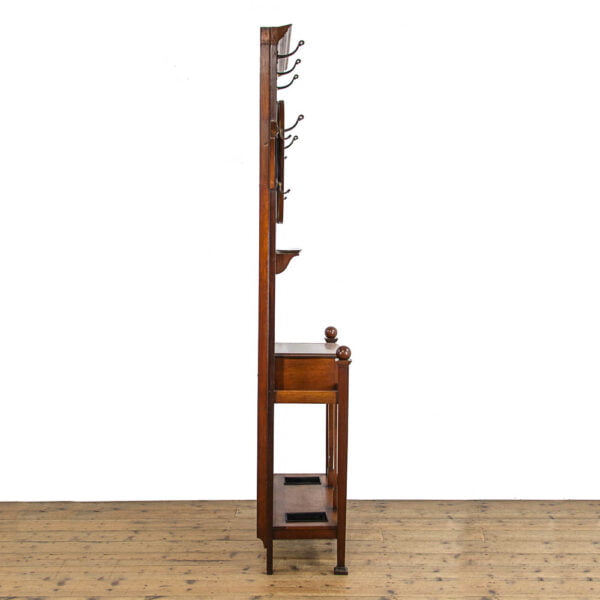 M-4826 Antique Mahogany Hall Stand Penderyn Antiques (5)