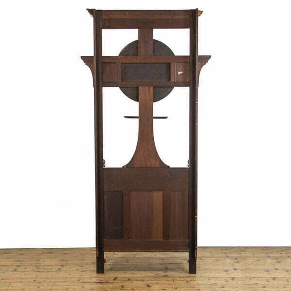 M-4826 Antique Mahogany Hall Stand Penderyn Antiques (6)