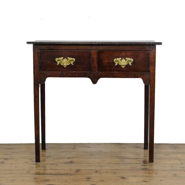 M- 4916 Antique Georgian Mahogany Lowboy Side Table Penderyn Antiques (2)