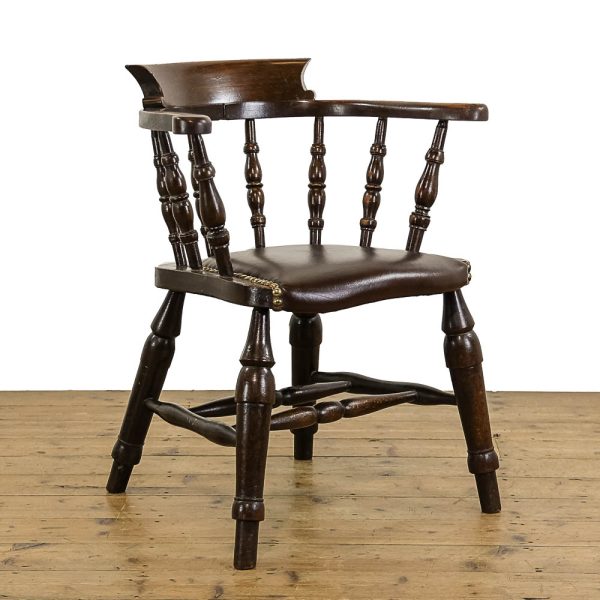 M- 4658 Antique Smokers Bow Chair Penderyn Antiques (1)