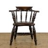M- 4658 Antique Smokers Bow Chair Penderyn Antiques 2