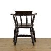 M- 4658 Antique Smokers Bow Chair Penderyn Antiques 4