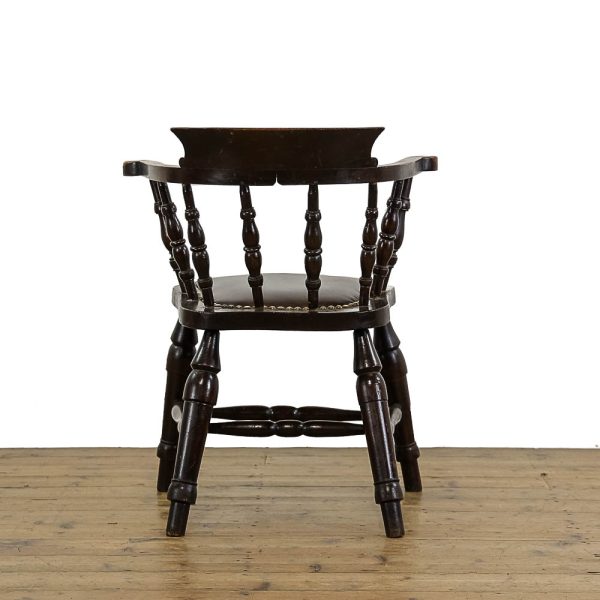 M- 4658 Antique Smokers Bow Chair Penderyn Antiques 4
