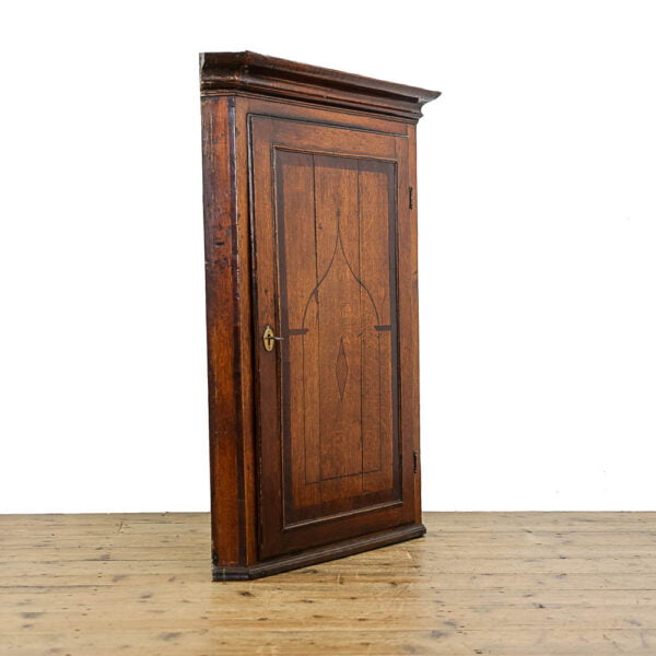 M- 4857 Antique Georgian Oak Corner Cupboard Penderyn Antiques (3)