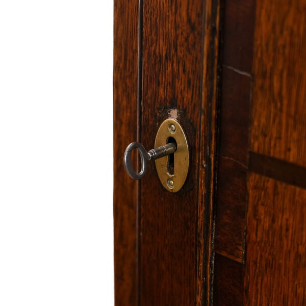 M- 4857 Antique Georgian Oak Corner Cupboard Penderyn Antiques (7)