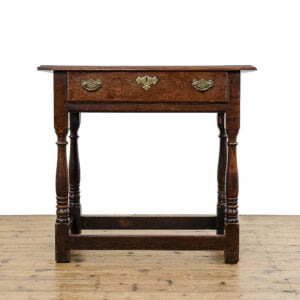 M-4870 Antique Georgian Oak Lowboy Side Table Penderyn Antiques (2)