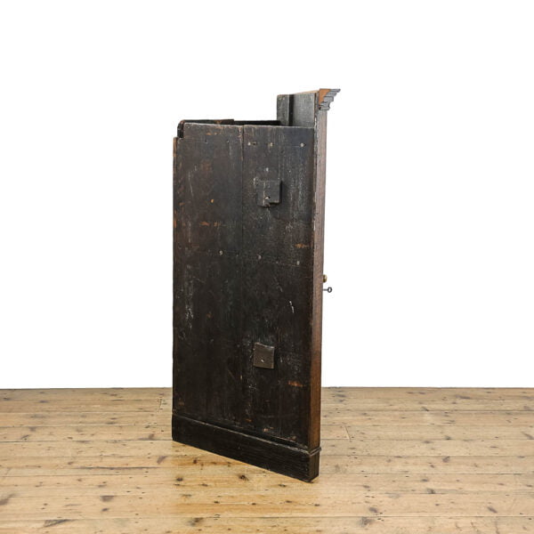 M- 4887 Antique Georgian Oak Hanging Corner Cupboard Penderyn Antiques (4)