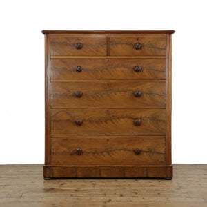 M- 4905 Large Antique Mahogany Chest of Drawers Penderyn Antique (1)