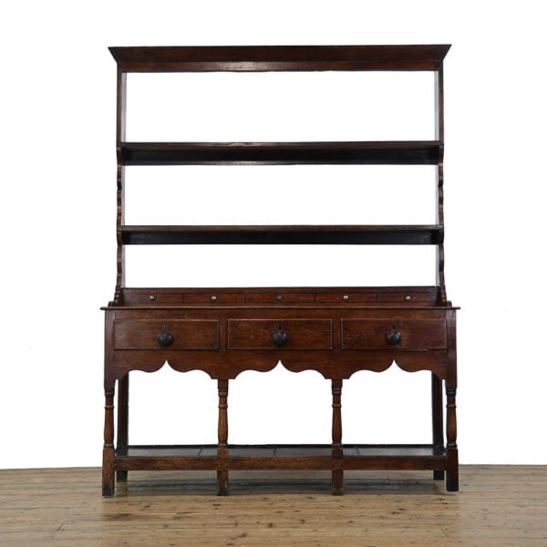 M- 4928 Antique Welsh Oak Potboard Dresser Penderyn Antiques (1)
