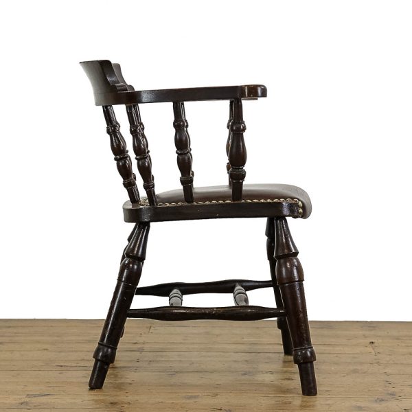 M- 4658 Antique Smokers Bow Chair Penderyn Antiques 3