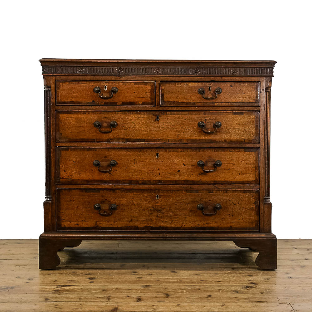 Antique Oak Chest of Drawers M4982 Penderyn Antiques