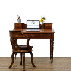 M-4903 Antique 19th Century Mahogany Writing Desk Penderyn Antiques (1)