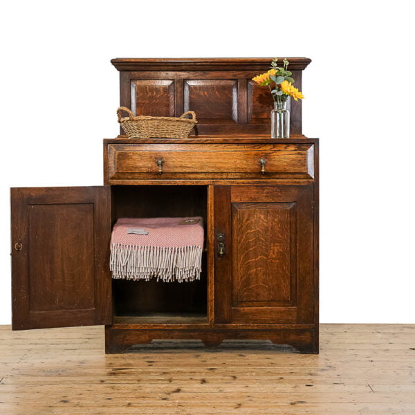 M-4907 Antique Oak Side Cupboard Penderyn Antiques (1)