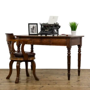 M-4936 Antique Victorian Oak Desk Penderyn Antiques (1)