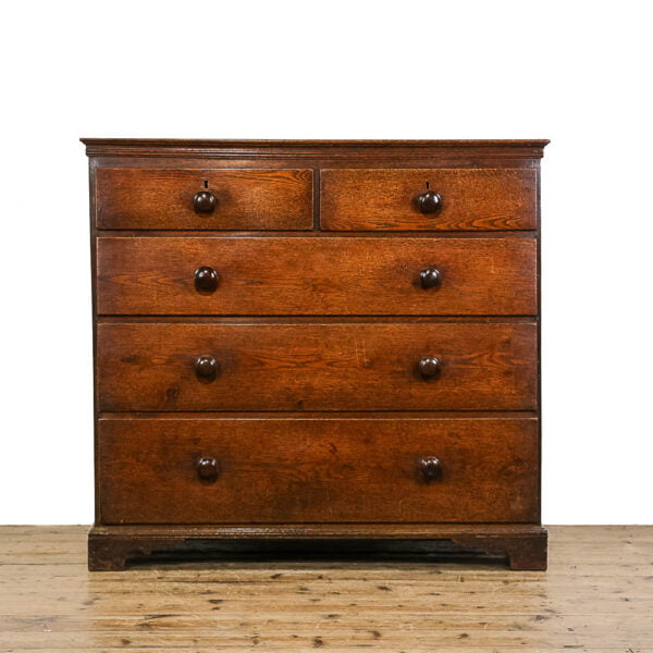 M-4966 Antique Oak Chest of Drawers Penderyn Antiques (1)