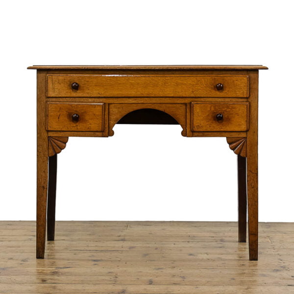 M-4970 Antique Honey Oak Lowboy Penderyn Antiques (2)