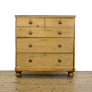 M-4972 Large Antique Victorian Pine Chest of Drawers Penderyn Antiques (1)