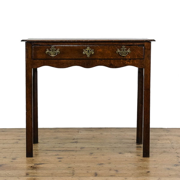 M- 4981 Antique Georgian Oak Lowboy Penderyn Antiques (2)