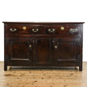 M-4985B 19th Century Antique Welsh Oak Dresser Base Penderyn Antiques (2)