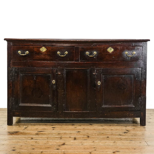 M-4985B 19th Century Antique Welsh Oak Dresser Base Penderyn Antiques (2)