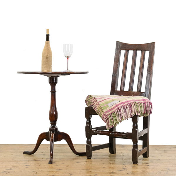M-5006 Antique Georgian Oak Tripod Table Penderyn Antiques (1)