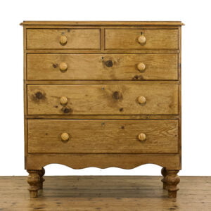 M-4864 Antique Victorian Pine Chest of Drawers Penderyn Antiques (2)